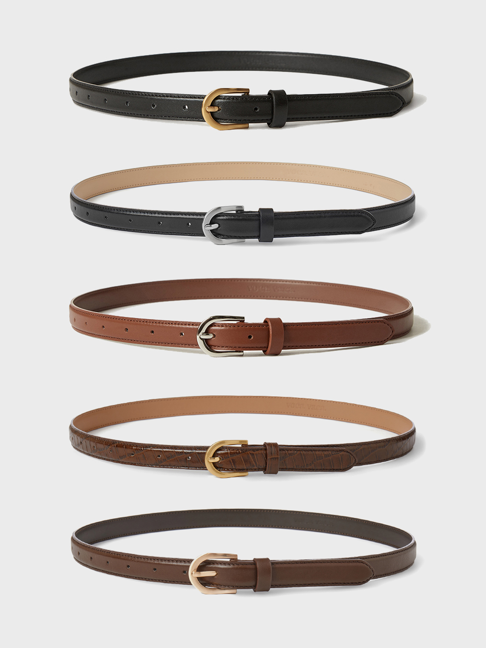 Classic Italy Leather Belt VC2399BT001M